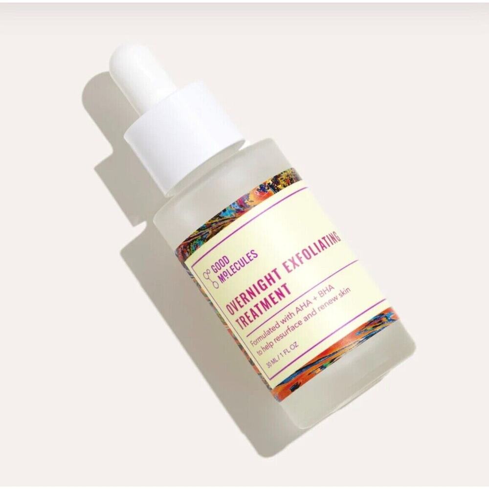 NIB Good Molecules Overnight Exfoliating‎ Treatment Full size 1 fl oz.  AHA